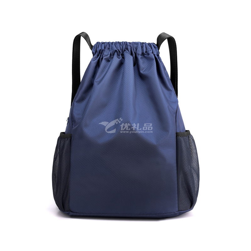 束口袋双肩包 新款简易旅行背包大容量抽绳健身运动包定制