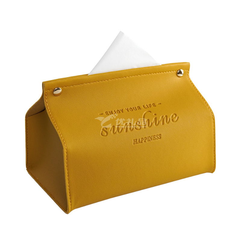 皮革纸巾盒车载抽纸盒家用客厅创意北欧ins抽纸盒定制